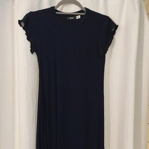 BDG figure flattering navy t shirt dress